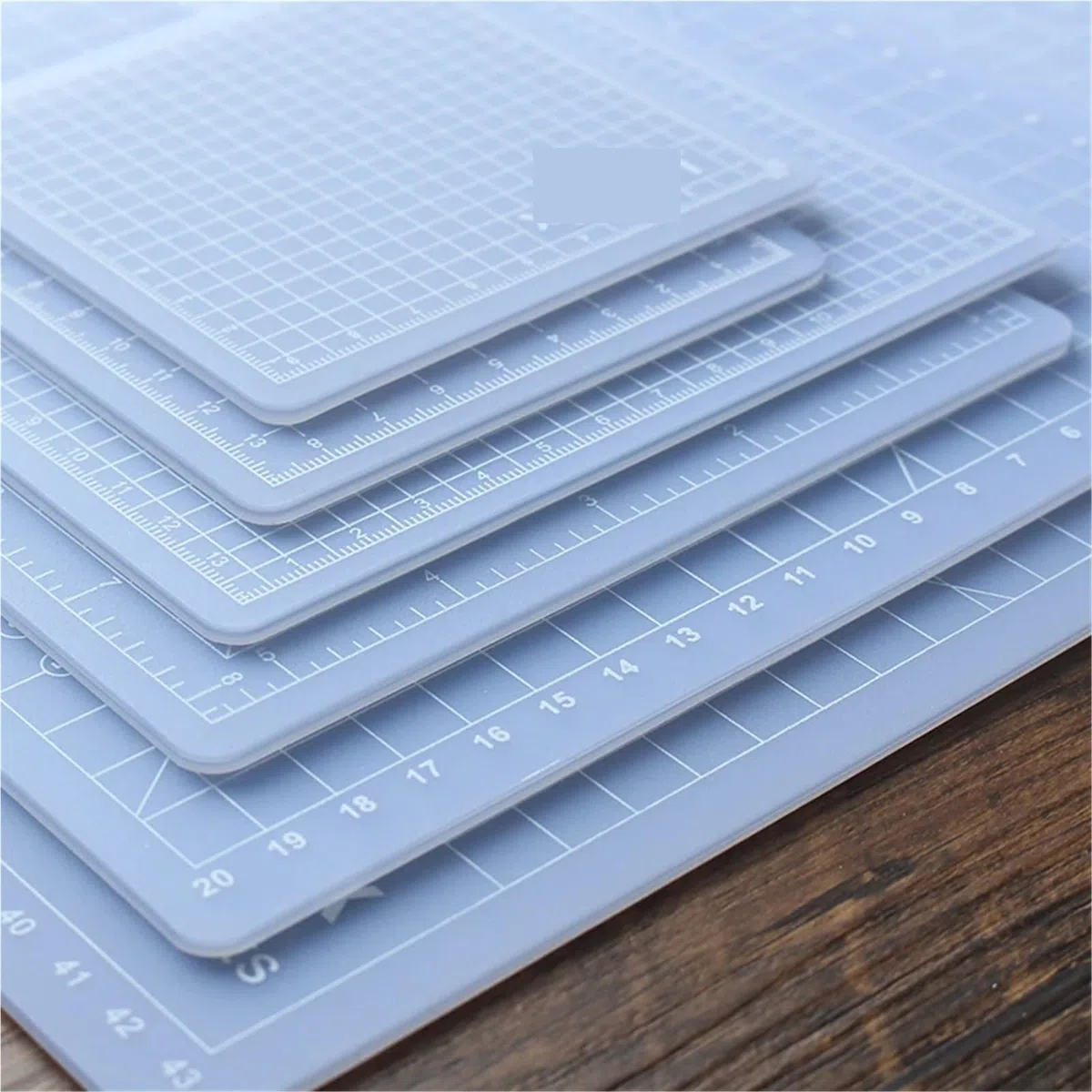 Zestaw Noży Obrotowych, Mata Do Szycia Z Rotacyjnym Wycinaniem A3 A4 A5 Maty Cięcia Samonaprawiające Się Linie Siatki PVC Tkanina Skóra Papier Craft DIY Wiele Rozmiarów(Select Size Name)